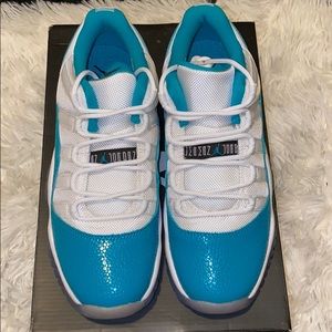 Authentic Jordan 11 Retro Low Aqua Safari(GS)shoes